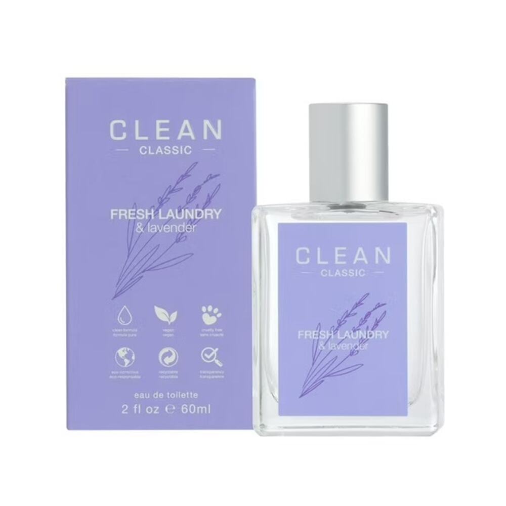 Clean Classic Fresh Laundry & Lavender Eau de Toilette, 2.0 fl. oz